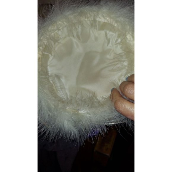 Hollywood Glam Feather Vintage Hat - Picture 4 of 8